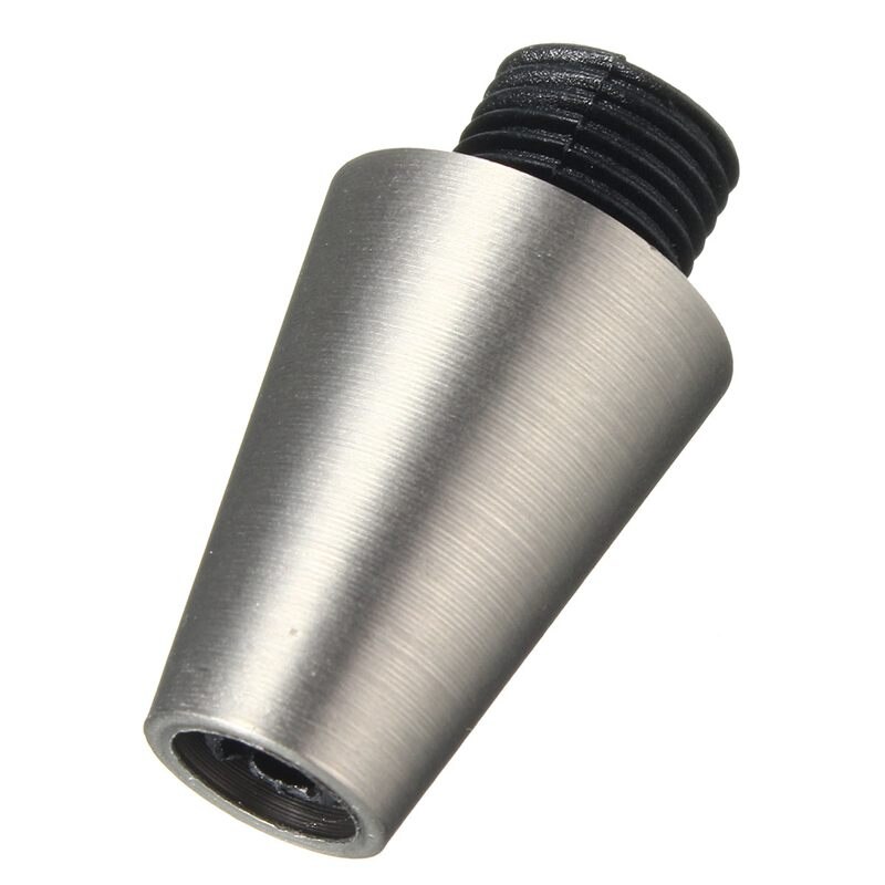 The Retro Aluminum Metal Strain Relief Piece Threaded Cord Grip Sewing Cloth Wire Socket Line Cap Pendant Light Cable Lock: Silver
