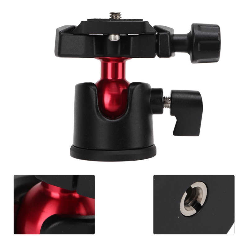 Tête de boule réglable, Rotation à 360 degrés, tête de boule universelle détachable pour appareil photo