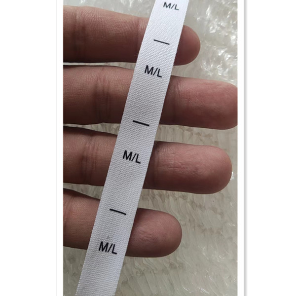 50 stuks Wit katoen Dubbele Maat Label voor volwassen XS/S S/M M/L L/XL XL/2XL Print Doek Maat Etiketten: Antique Copper