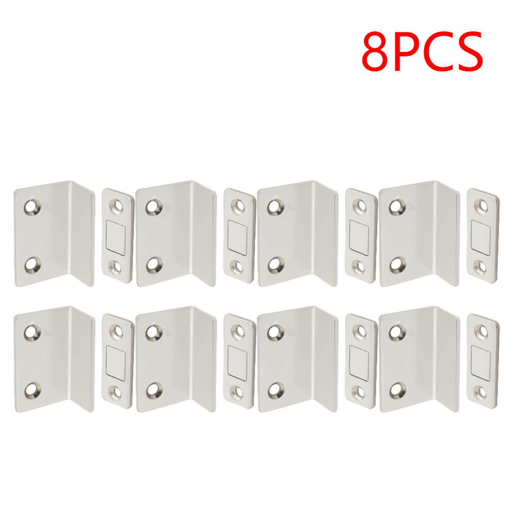 1-10 Stück stärker Magnete chrank fängt Magnet Tür Stopper versteckte Tür schließer mit Schraube für Schrank Schrank Möbel Hardware-: Weiß