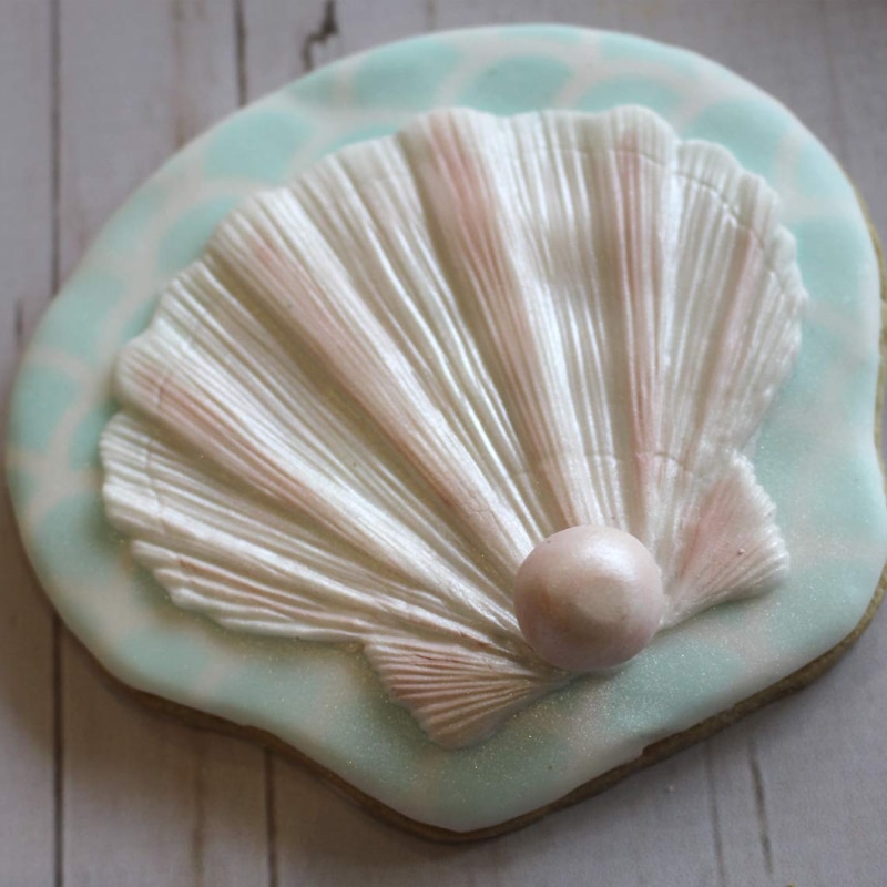 Clam Shell Silicone Mold Fondant Cakes Decorating Tools Silicone Mould Sugarcraft Chocolate Baking Tool For Cakes Gumpaste Form