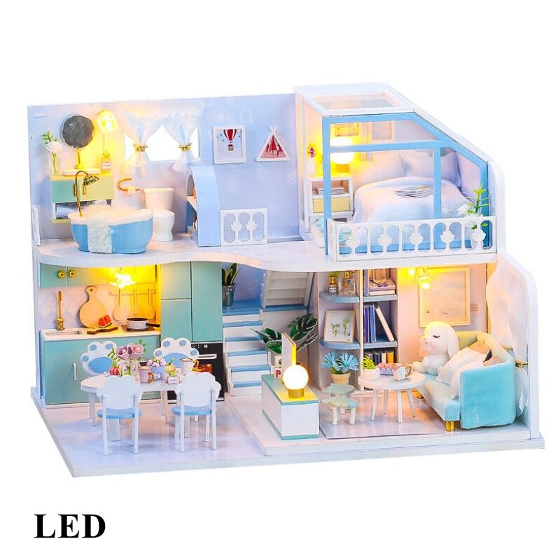 DIY Miniature Doll House Kit Handmade Chinese Style Garden Building Assembly Production Model Christmas Birthday: 12