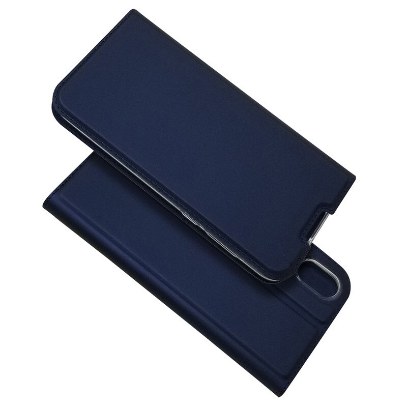 Huawei Y5 Case Op Voor Coque Huawei Y5 Y 5 Y52019 AMN-LX9 AMN-LX2 AMN-LX1 Cover Luxe Magneet Flip lederen Telefoon Gevallen: Blauw