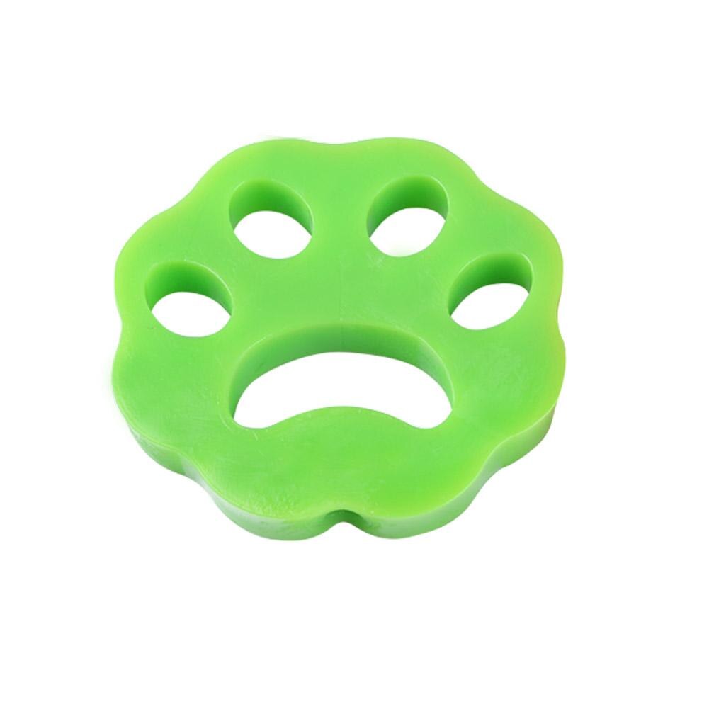 2/4pc Reusable Cleaning Laundry Catcher Pet Hair Catcher Cat Dog Fur Lint Hair Remover Clothes Dryer Washing Machine Accessories: 1pc Green Flower