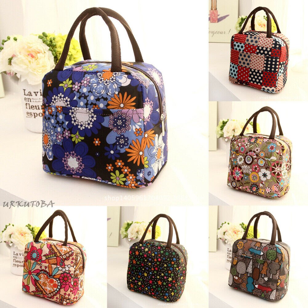 Draagbare Geïsoleerde Thermische Koeler Lunchbox Carry Tote Picknick Case Opbergtas