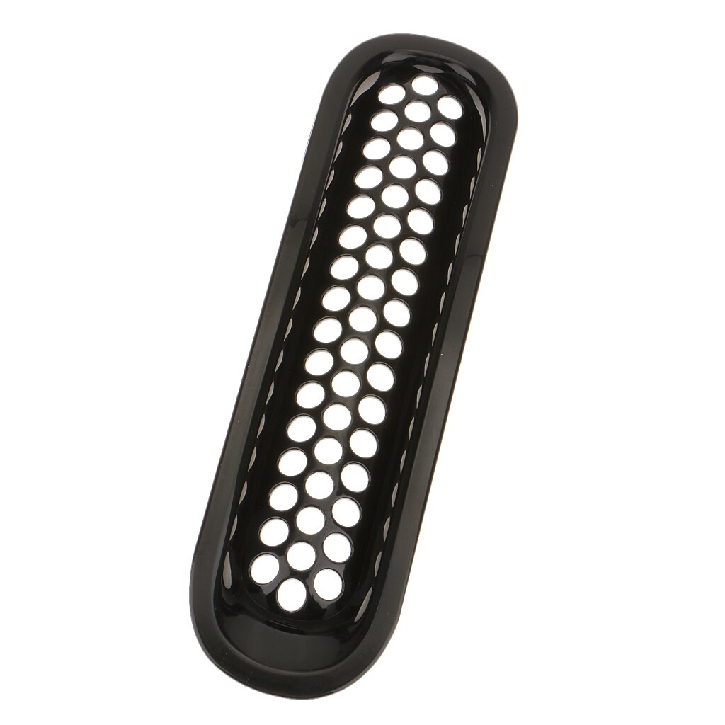 7pcs Trim Front Grille Cover Insert Mesh Grills Kit for 07-16 Jeep Wrangler JK