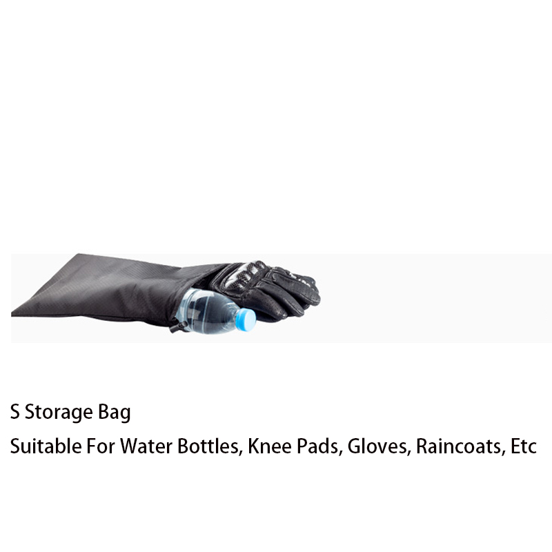 Bolsa de casco a prueba de lluvia, mochila con bolsillo de dibujo para motocicleta, Scooter, ciclomotor, bicicleta, media tapa completa, bolsa de almacenamiento protectora: Negro