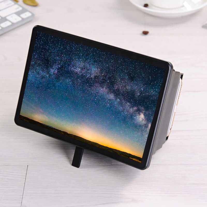 Mobiele Telefoon Screen Vergrootglas Universele 3D Vergroter Vergrootglas Video Versterker Projector Beugel Desktop Holder Stand Voor Telefoon