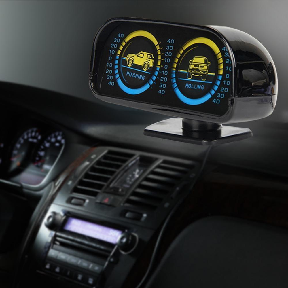 Car Inclinometer Auto Pitching Rolling Meter Level Gauges Four Wheel Drive Wheeler 4WD Suspension SUV SUVs Balancing Instrument
