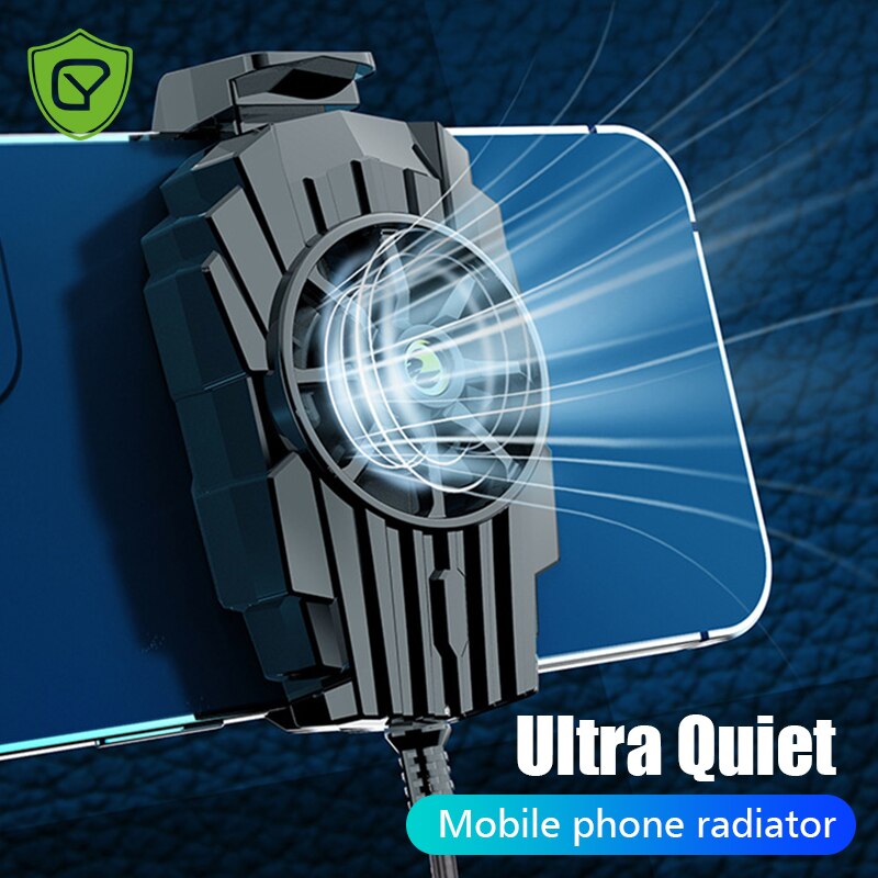 2021 ventilador do radiador do telefone móvel de refrigeração e resfriamento para comer frango rei ao vivo ultra-quiet jogo suporte para iphone samsung xiaomi