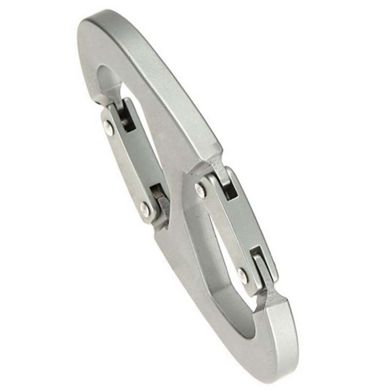 5pc karabijnhaken van aluminiumlegering, sleutelhanger, karabijnhaken, outdoor kampeeruitrusting, klimuitrusting, wandelsportaccessoires
