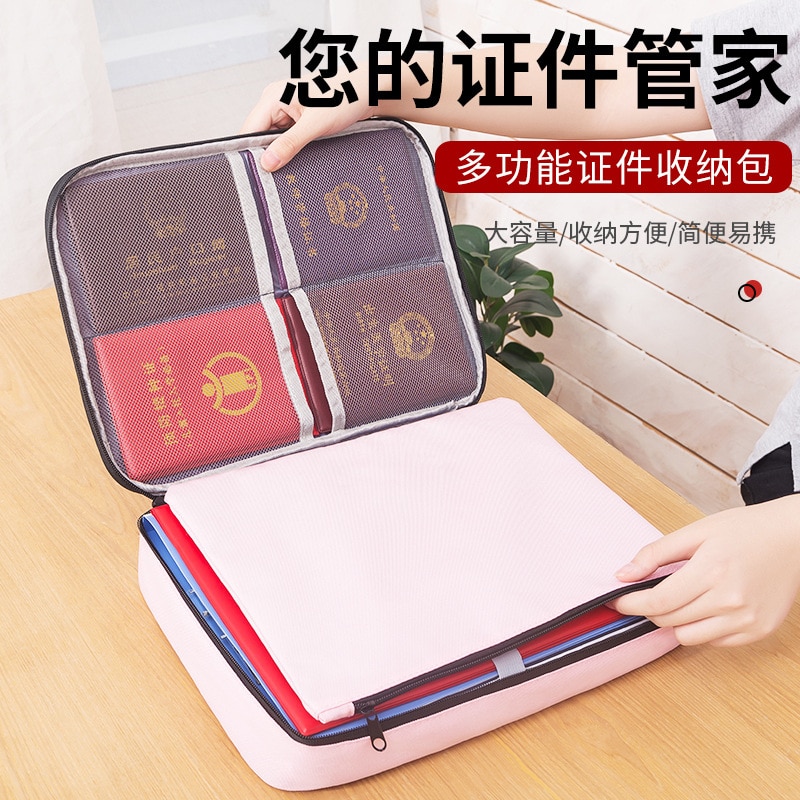 Large Document Bags Capacity Waterproof Multifunctional Home Travel Organizer Holder School Office Business File Folder Supply