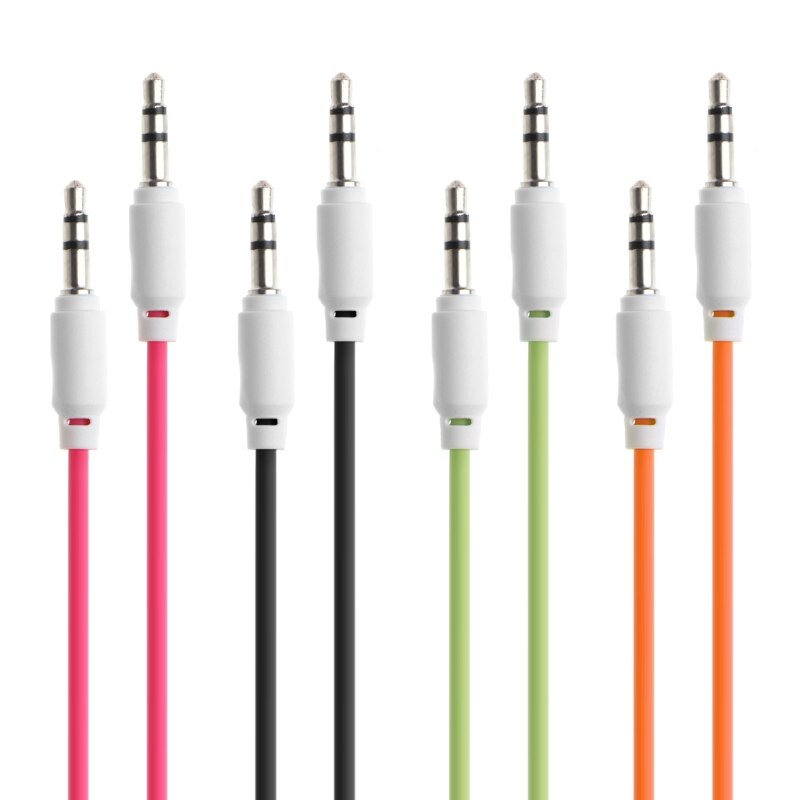 1m 3.5mm Jack Male To Male Audio Auxiliary Aux Cable For Car Stereo MP3 Phone W91F