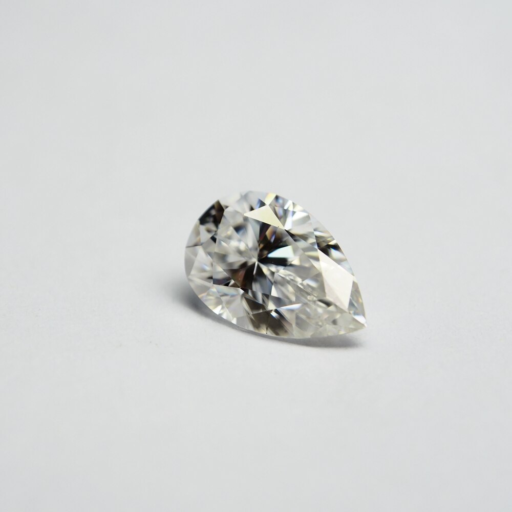 3*5 mm pæreskåret 0.2 karat hvid moissanit sten løs moissanit diamant