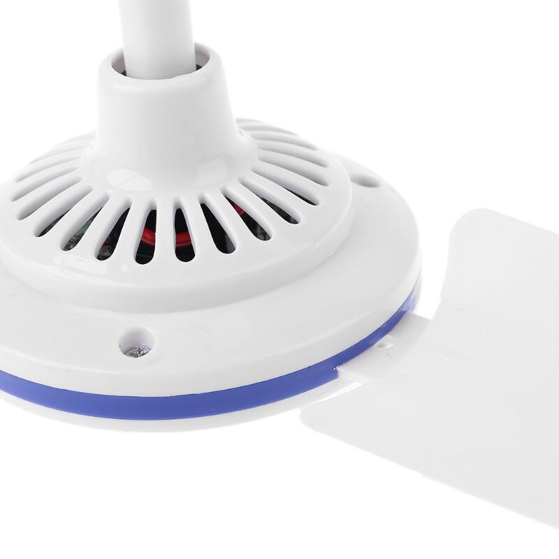 DC 12V Ceiling Fan Air Cooler Stepless Speed Fan for Bed Camping Outdoor Tent