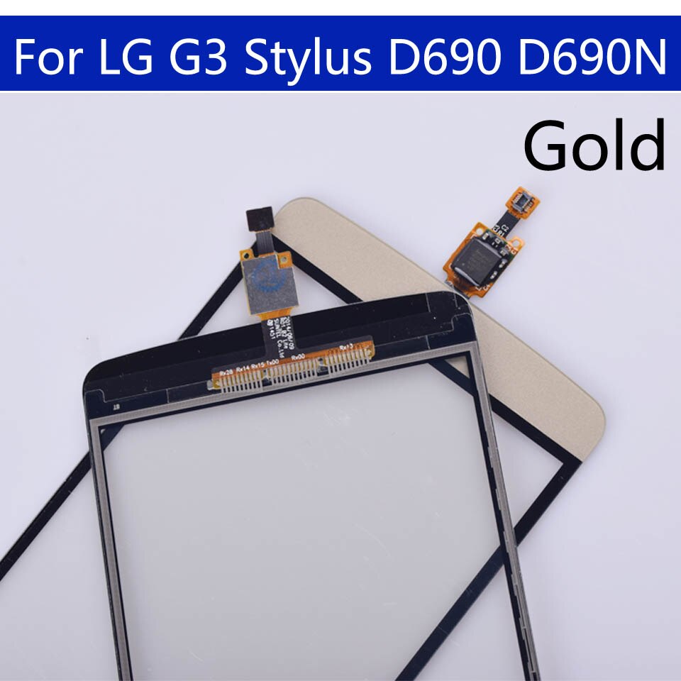 For LG G3 Stylus D690 D690N Touch Screen Digitizer Front Glass Panel Sensor Replacement
