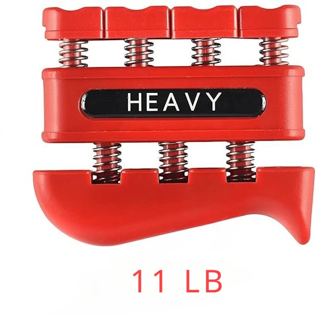 Esercitatore per dita per rinforzare le dita per avambraccio e rinforzare le mani, attrezzatura per allenamento con impugnatura per musicisti, arrampicata su roccia: Argento