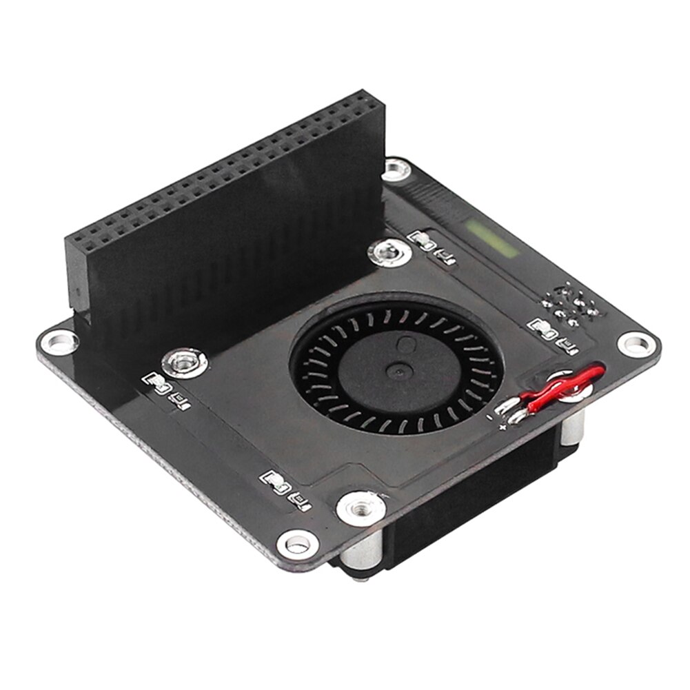 DC 5V Heat Dissipation Office Practical LED Cooling Fan Module Mini Computer Components For Raspberry Pi 4 Model B