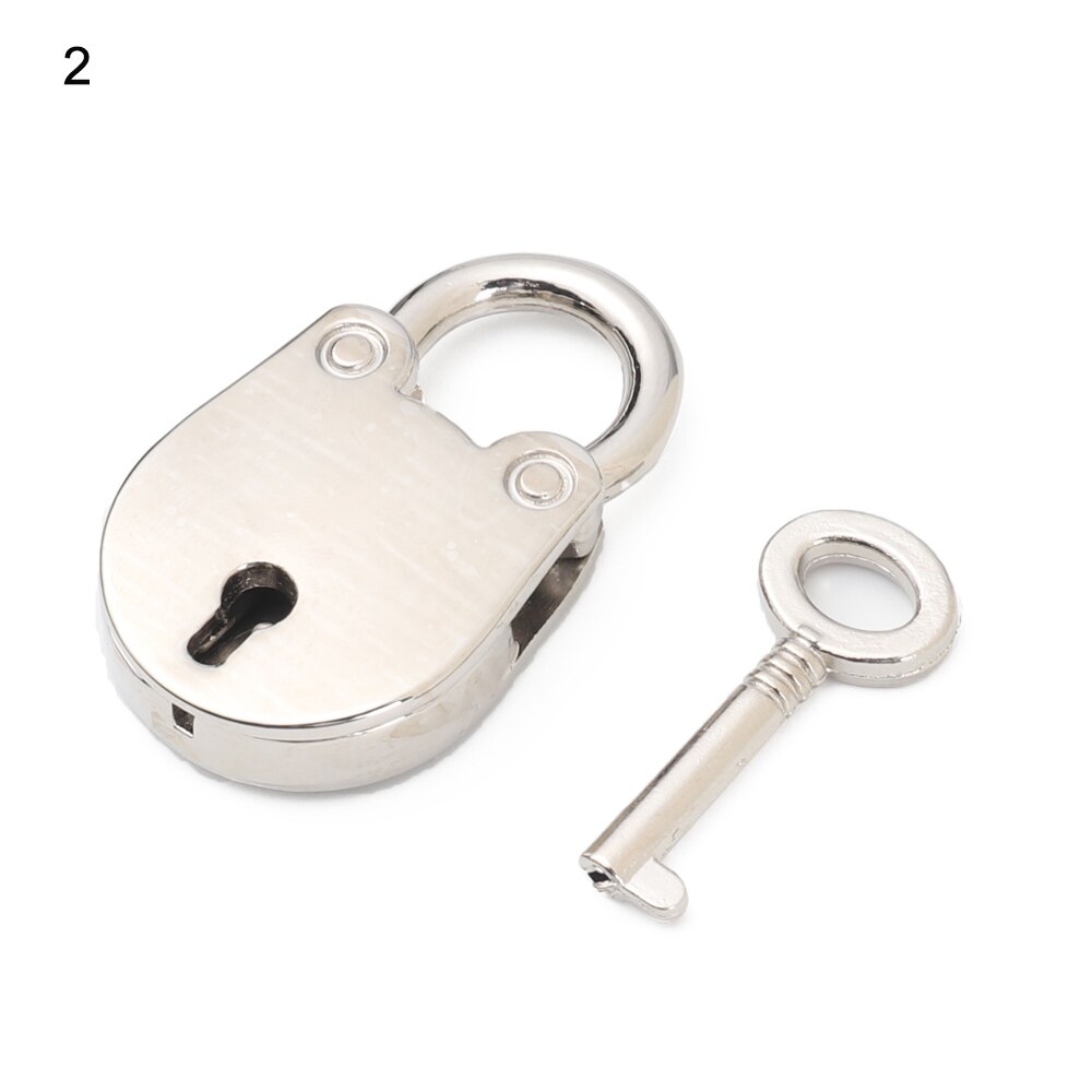 1Pc Mini Metalen Kat Hangslot Kleine Bagage Hangslot Sleutel Tas Slot Met Sleutel Tas Bagage Decoratie Accessoires 4 Kleuren beschikbaar: 2