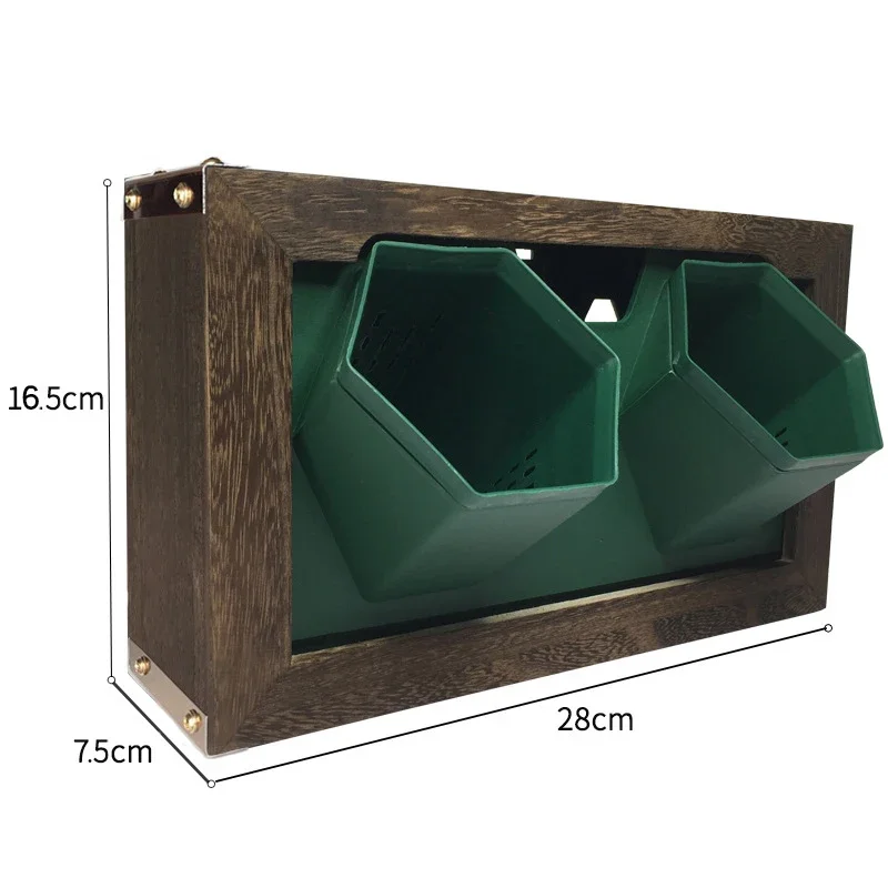 Wand Blumentopf Sukkulenten Wand Raum Topf Balkon Dekorationen Bonsai Topf für Wand dekoration Blumentöpfe schwebende Pflanze: Burgunderrot
