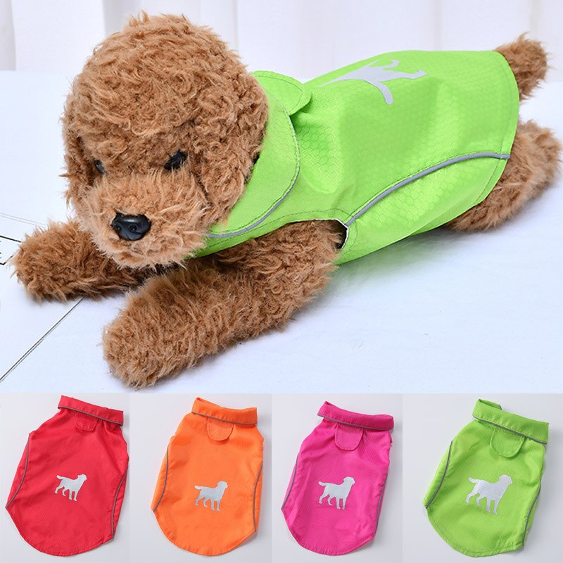Vêtements créatifs pour animaux de compagnie, sans manches, à la , bande réfléchissante, gilet pour chiens, imperméables, respirants et fins