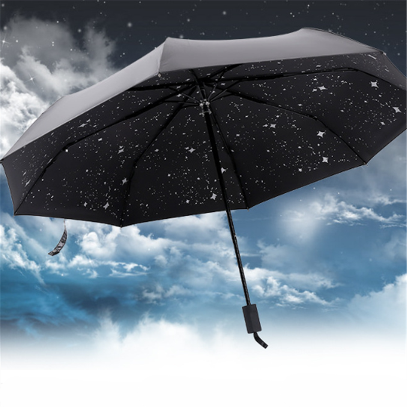 TRAVEL Anti-UV Windproof Rain Modish Sun Girl Parasol Pocket Umbrellas Flower Star Folding Umbrella For Women Brand: star
