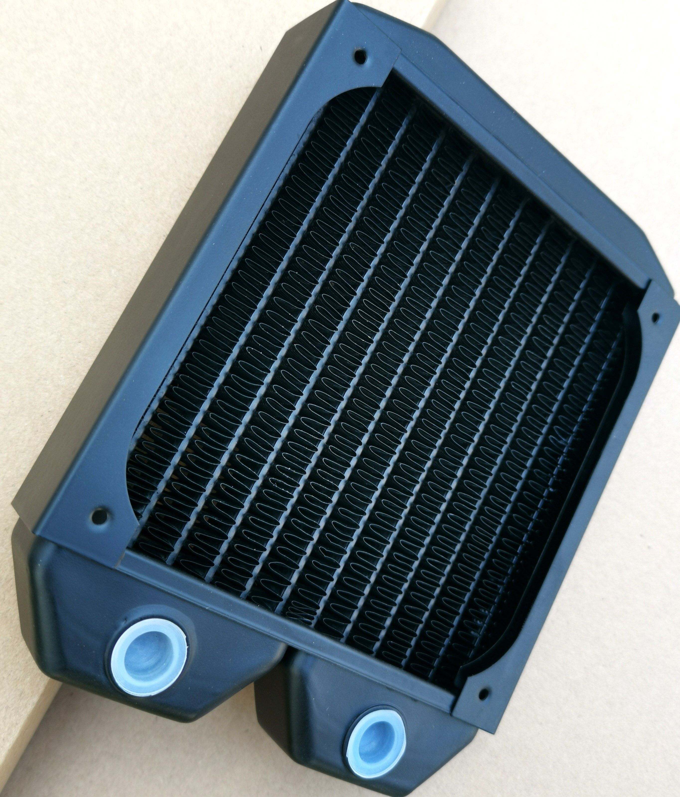 120mm copper water cooling radiator - cooled heat exchanger CPU water cooling