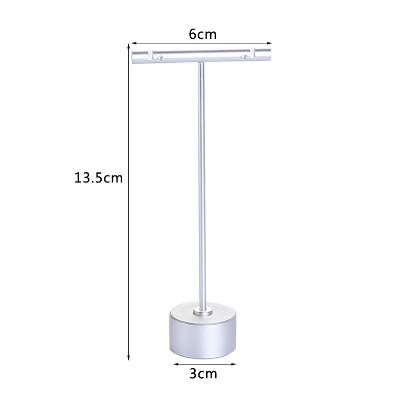 Stojak Ekspozycyjny na Kolczyki Biżuterię Wieszak Metalowy Wieża Organizer na Kolczyki Sztyfty Półka robić Przechowywania: Czerwony