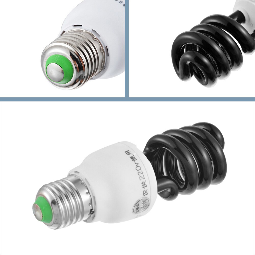 E27 ac220v uv-lampa ultraviolett fluorescerande glödlampa lampa energisparande ljus
