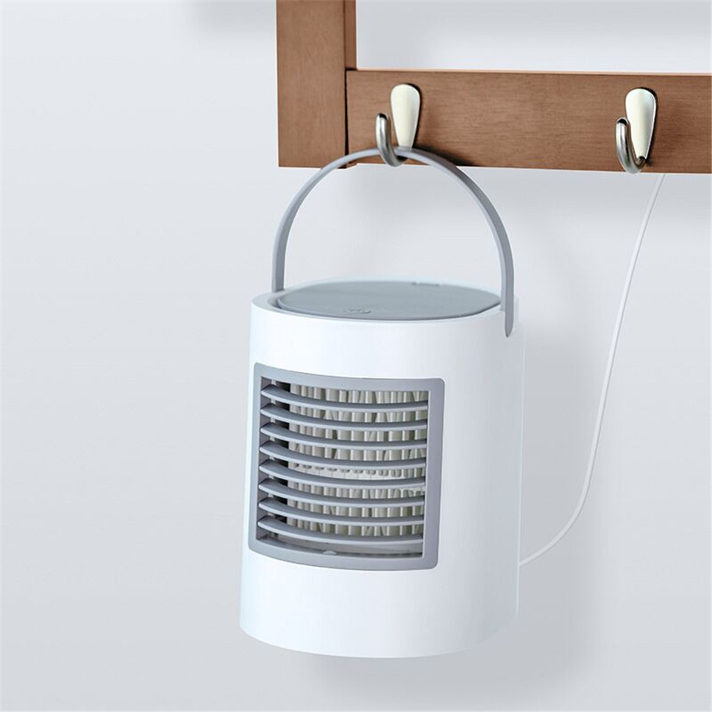 Mini Portable Air Conditioner Energy Efficient Conditioning Desktop Cooling Small Colorful Smart Home Multi-function Summer Fan