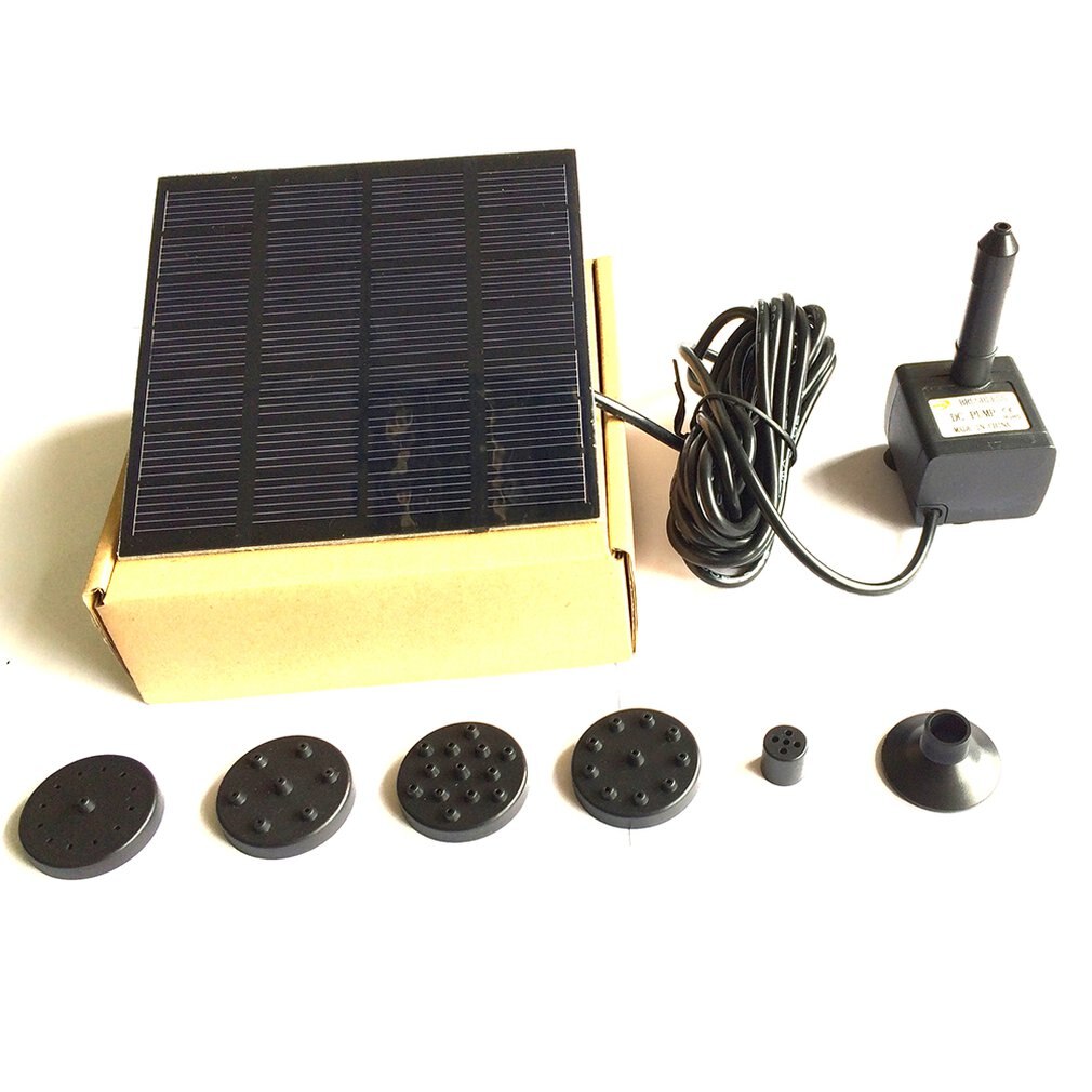 Solar Power Water Pump Garden Fountain Pool Watering Pond Pump Pool Aquarium Fish Tank with Separate Solar Panel