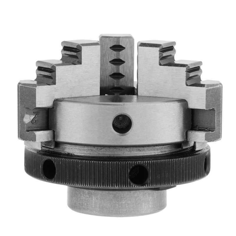 K01-50 3 Jaws Scroll Chuck 50mm Scroll Chuck Mini Hand Chuck Mounting Thread Woodworking Scroll Chuck