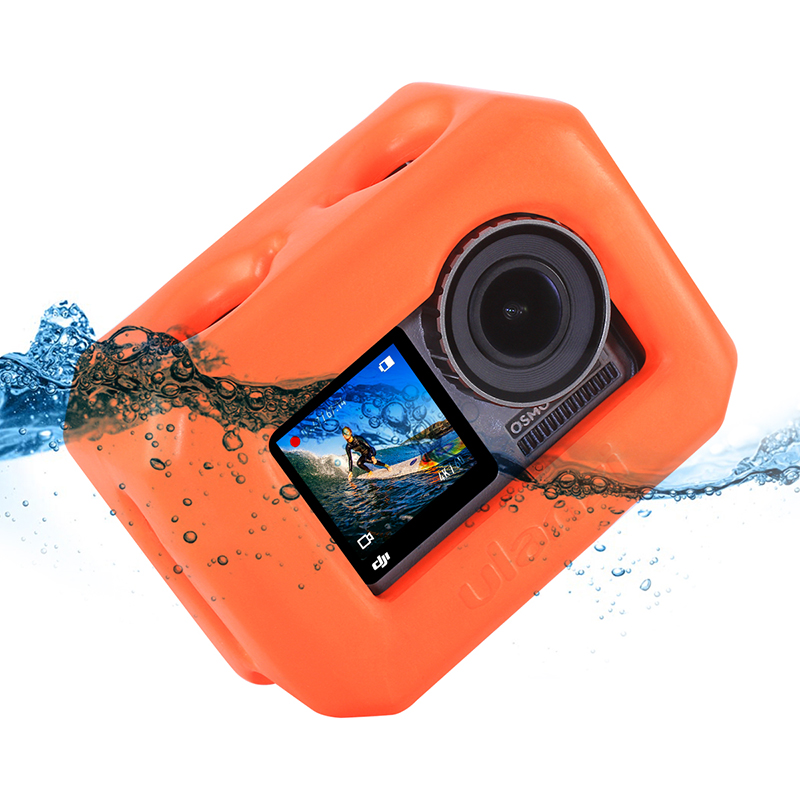 Ulanzi OA-4 Floaty Case Behuizing Voor Dji Osmo Action Drijvende Oranje Venture Shell Case Voor Surfen Schaatsen