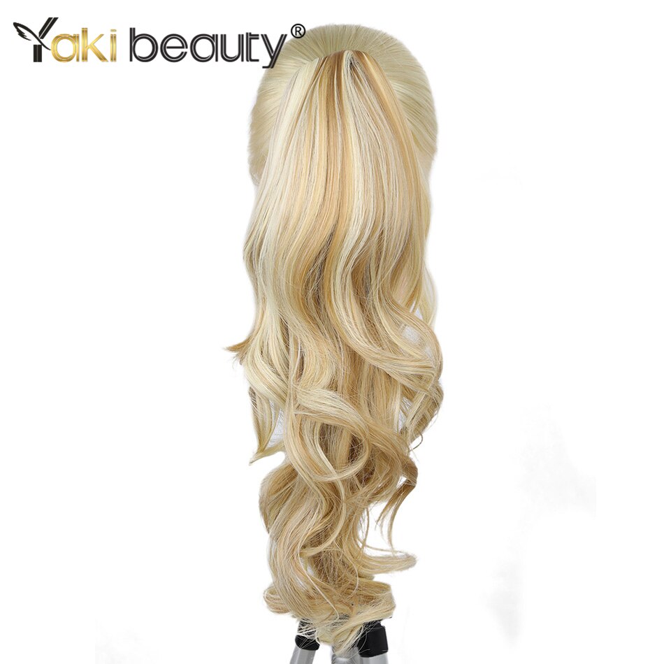 Synthetic Claw Ponytail Long Body Natural Wave 20Inch 180g High Temperature Fiber For Women By Yaki Beauty: p27-613