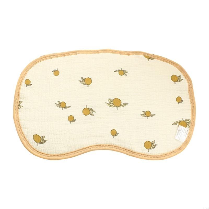 K1MA Schöne gedruckte Babykissen für Neugeborene bequeme Kopfstütze Kissen weiche und atmungsaktive Baumwollkissen: Rot