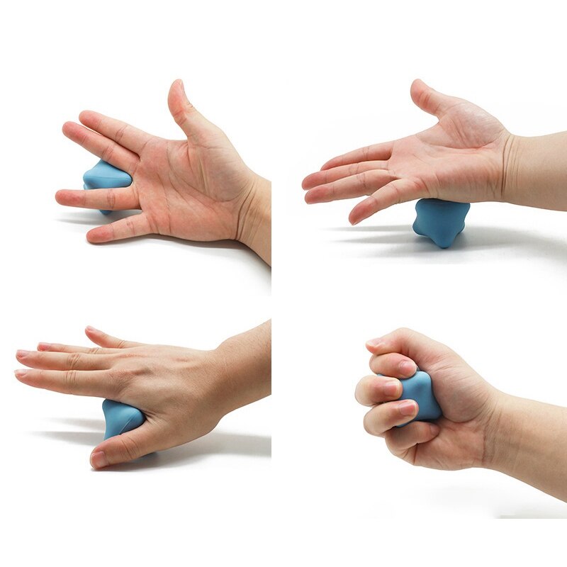 Bolas de terapia de masaje de manos, Bola de automasaje para artritis, alivio del dolor, entrenamiento para palma de la mano, parte trasera del pie y hombro