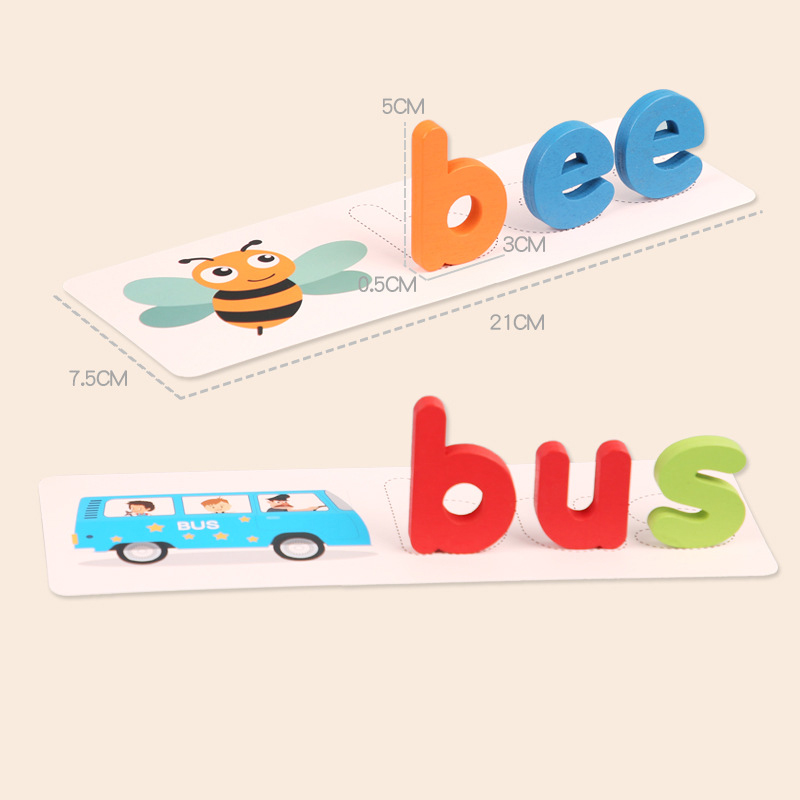 Neue 26 Englisch Alphabet Rechtschreibung Praxis FrüHenne Kindheit Bildung Kognitiven Karte Spielzeug Zauber Wort Spiel für freundlicher