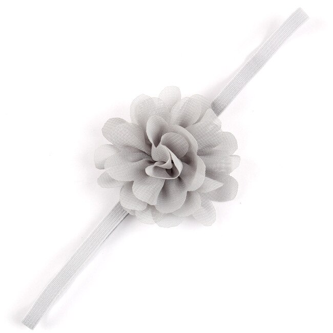 1 Piece MAYA STEPAN Children Headdress Chiffon Flower Hairband Baby Newborn Girls Hair Rope Headband Headwear Headwrap: 4
