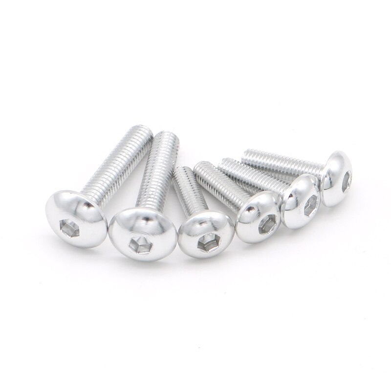 Kit completo de tornillos de carenado para motocicleta para Yamaha Tmax 500 2001 Tmax 530 XJR400 XJR1300 XT1200Z, Tuercas para Clips de 6mm y 5mm
