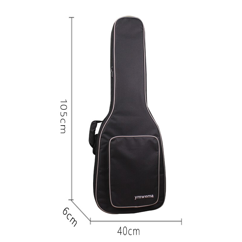 Electric Guitar Case 600D Waterproof Oxford Fabric Electric Guitar Bag 6/12 MM Cotton Double Straps Electric Guitar Backpack