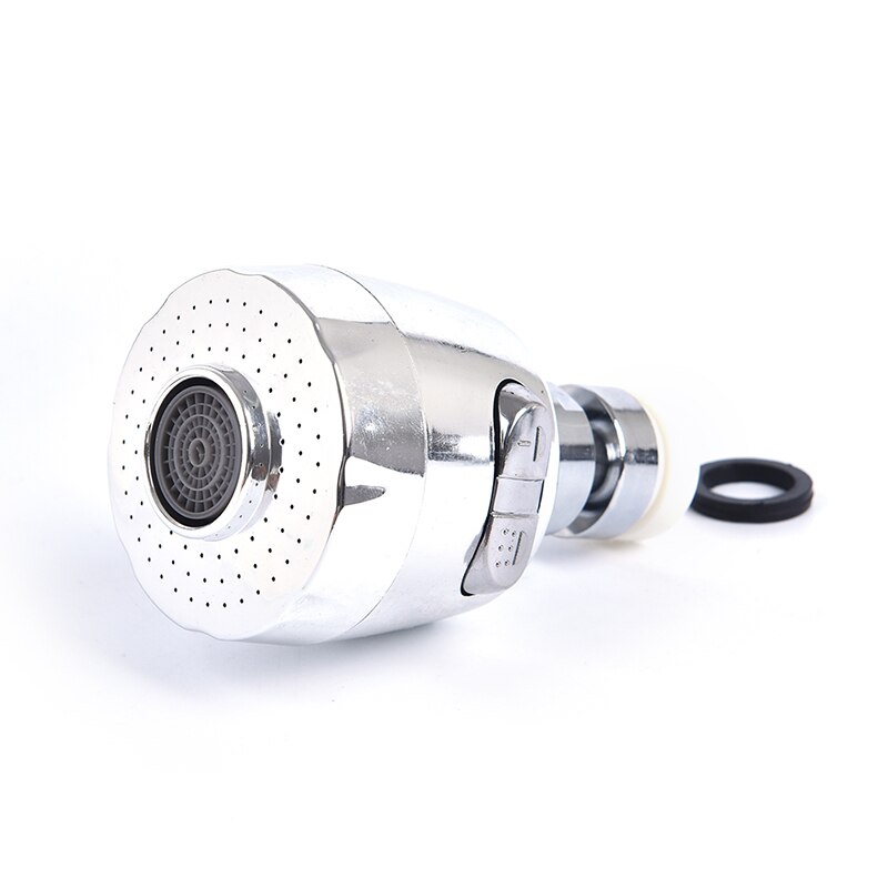 Robinet rotatif tête de pulvérisateur Anti-éclaboussures robinet Booster douche dispositif d'économie d'eau accessoires de cuisine: Marron