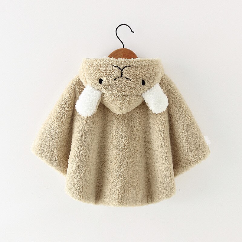 Ins Populaire Herfst En Winter Kinderkleding Double-Layer Baby Mantel Kinderen Cartoon Kat Mantel Meisje hooded Mantel