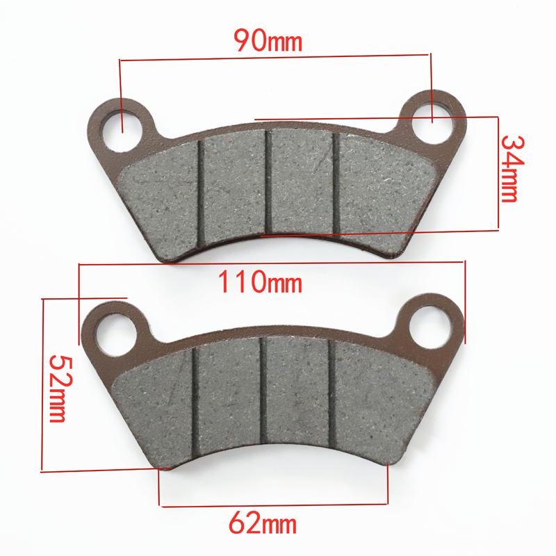 Motorradbremsen vorne hinten Scheibenbremsbeläge Schuhe für 50 cc 125 cc 150 cc 250 cc CBR CRF CTCT CBX Rolle Moped: Licht Blau