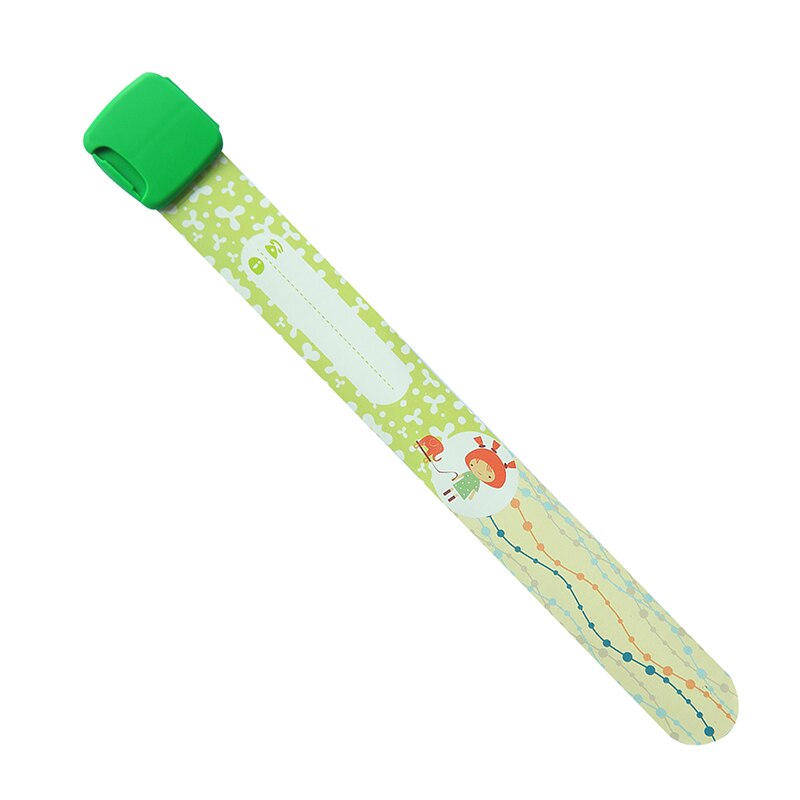 QiQiWu Kids ID Veiligheid Polsband Armband Kind Baby Herbruikbare Verstelbare Armband polsbandjes Waterdicht PU Kid Kinderen Pols Band: Green - Girl