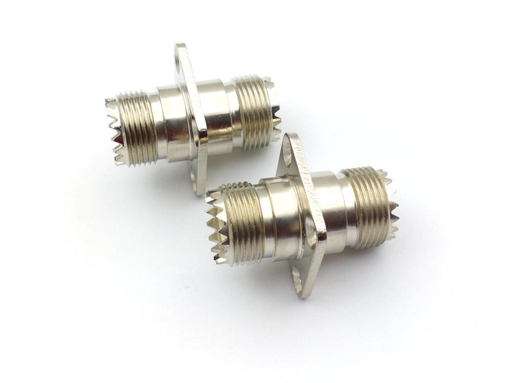 5pcs/lot N Male Plug To UHF Female SO 239 SO239 Jack RF Adapter Connector-in Connectors From