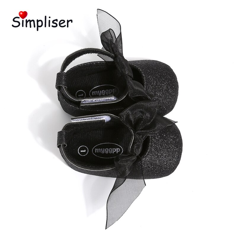 Princesse bébé filles robe chaussures infantile enfant en bas âge berceau chaussures premiers marcheurs grand arc semelle souple anti-dérapant Prewalkers chaussures rouge