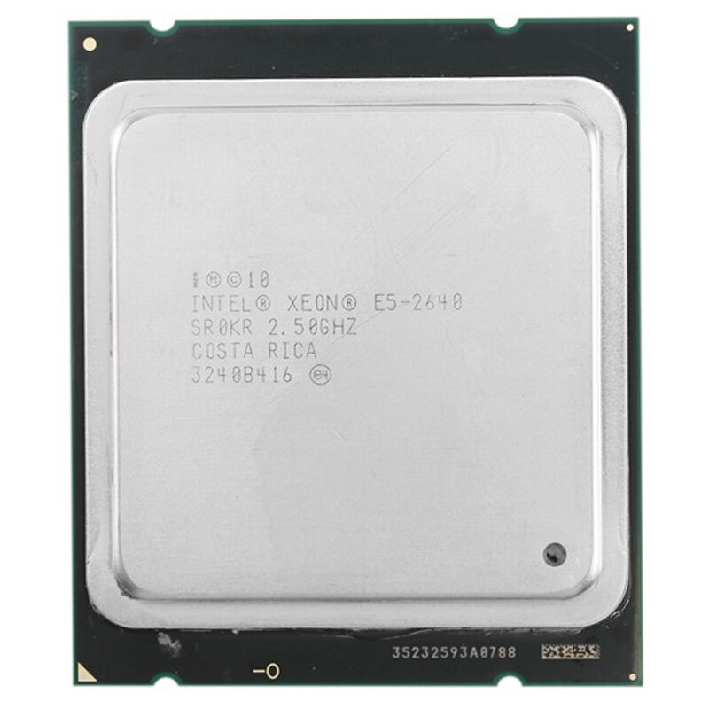 For Xeon Processor E5-2640 Six Core 15M Cache/2.5/GHz/8.00 GT/S 95W LGA E5 2640, Sell E5 2650 2660 CPU