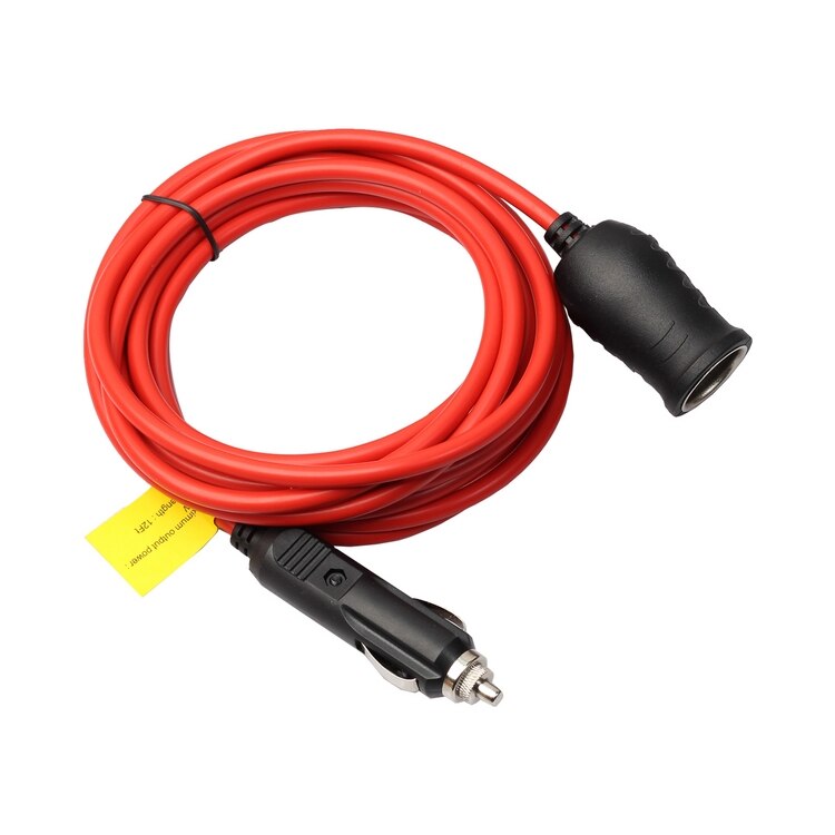12 V 24 V Sigarettenaansteker Verlengkabel Plug Supply Adapter Plug Extender Kabel Stopcontact met 10A Zekering 3.6 m/12ft Zekering