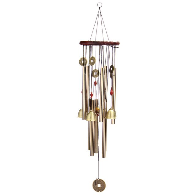 Outdoor Living Wind Chimes Yard Antique Amazing Garden Tubes Bells Copper Home Windchime Chapel Bells Wall Hanging Home Decor: 10 Tubes