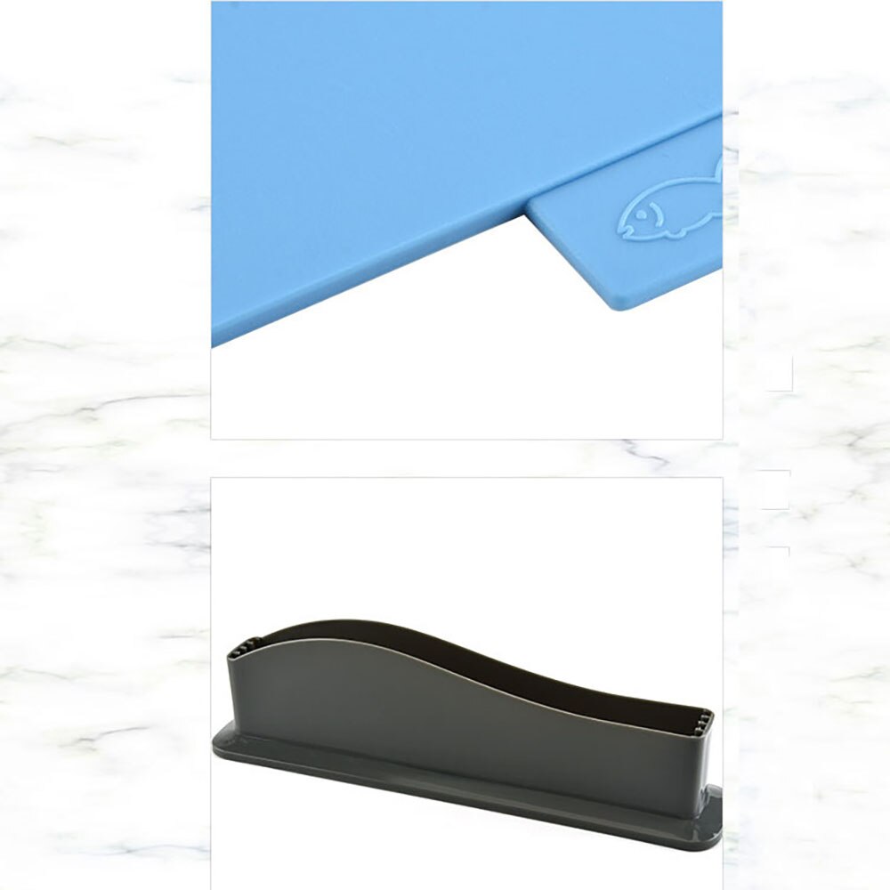 Plastic Colour Coded Chopping Board Set Non Slip Food Cutting Board With Stand Plastic Cutting Boards Fahion